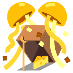 confetti ball and mouse trap