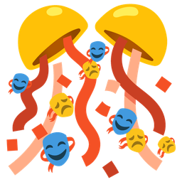 confetti ball and performing arts