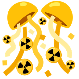 confetti ball and radioactive