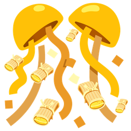 confetti ball and tamale