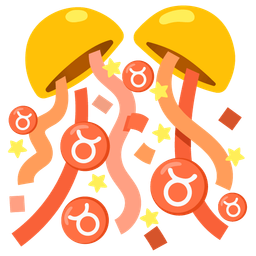 confetti ball and Taurus