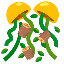 confetti ball and wood