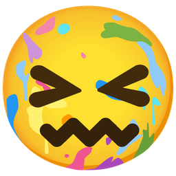 Confounded face and Artist palette