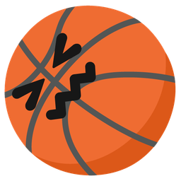 confounded face and basketball