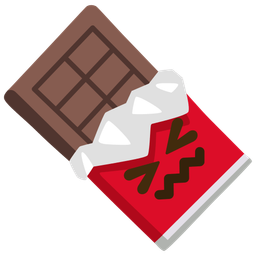 confounded face and chocolate bar