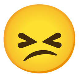 confounded face and confused face