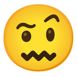 confounded face and face with raised eyebrow