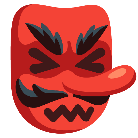 Confounded face and Goblin