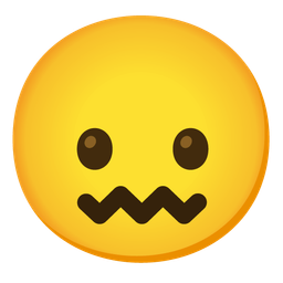 Confounded face and Grinning face