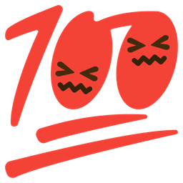 confounded face and hundred points