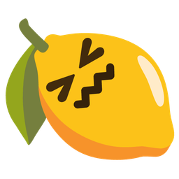 Confounded face and Lemon