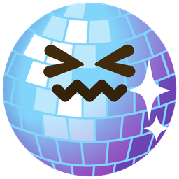 Confounded face and Mirror ball