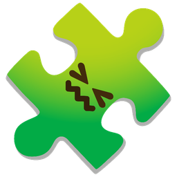 Confounded face and Puzzle piece