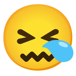 confounded face and sleepy face