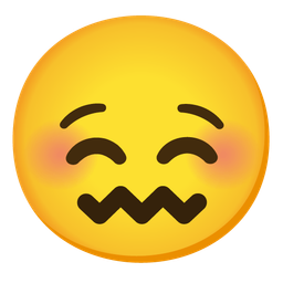 Confounded face and Smiling face