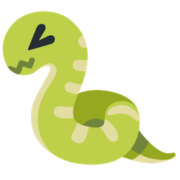 confounded face and snake