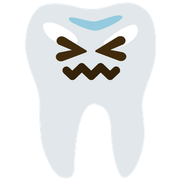 confounded face and tooth