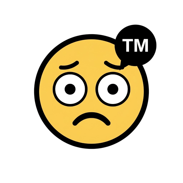 Confounded face and Trade mark