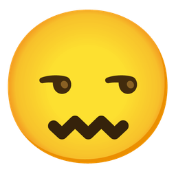 confounded face and unamused face