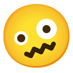 Confounded face and Zany face