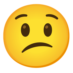 Confused face and Astonished face