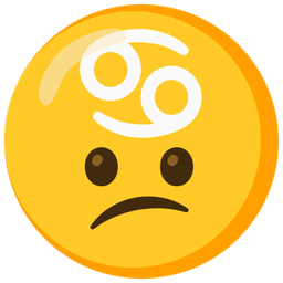 Confused face and Cancer