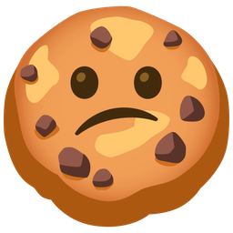 Confused face and Cookie