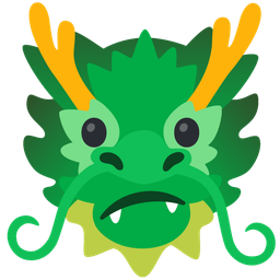 confused face and dragon