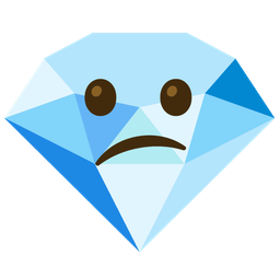 Confused face and Gem stone