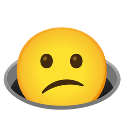 Confused face and Hole