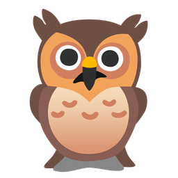 Confused face and Owl