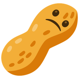 Confused face and Peanuts