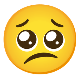 Confused face and Pleading face