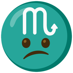 Confused face and Scorpio