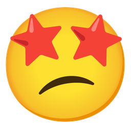 Confused face and Star-struck