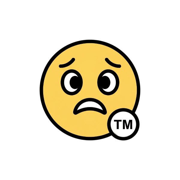 Confused face and Trade mark