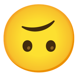 Confused face and Upside-down face