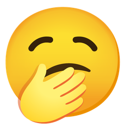 Confused face and Yawning face