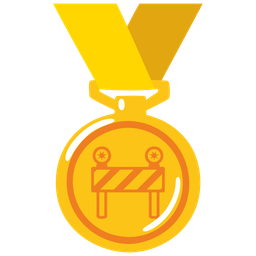 construction and 1st place medal