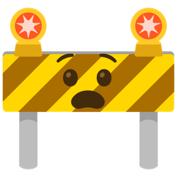 construction and anguished face