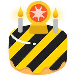 construction and birthday cake