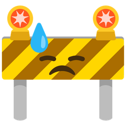 construction and downcast face with sweat