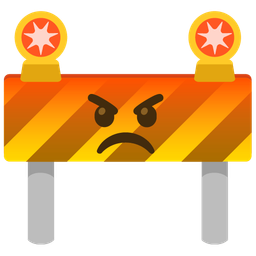 construction and enraged face