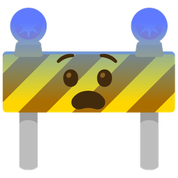 construction and fearful face