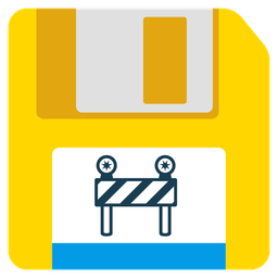 construction and floppy disk