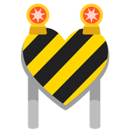 construction and heart suit