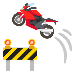 construction and motorcycle