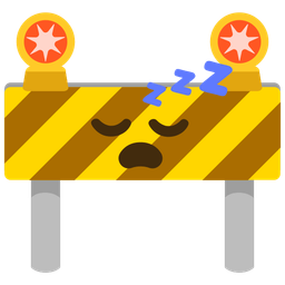 construction and sleeping face