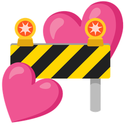 construction and two hearts