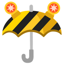 construction and umbrella